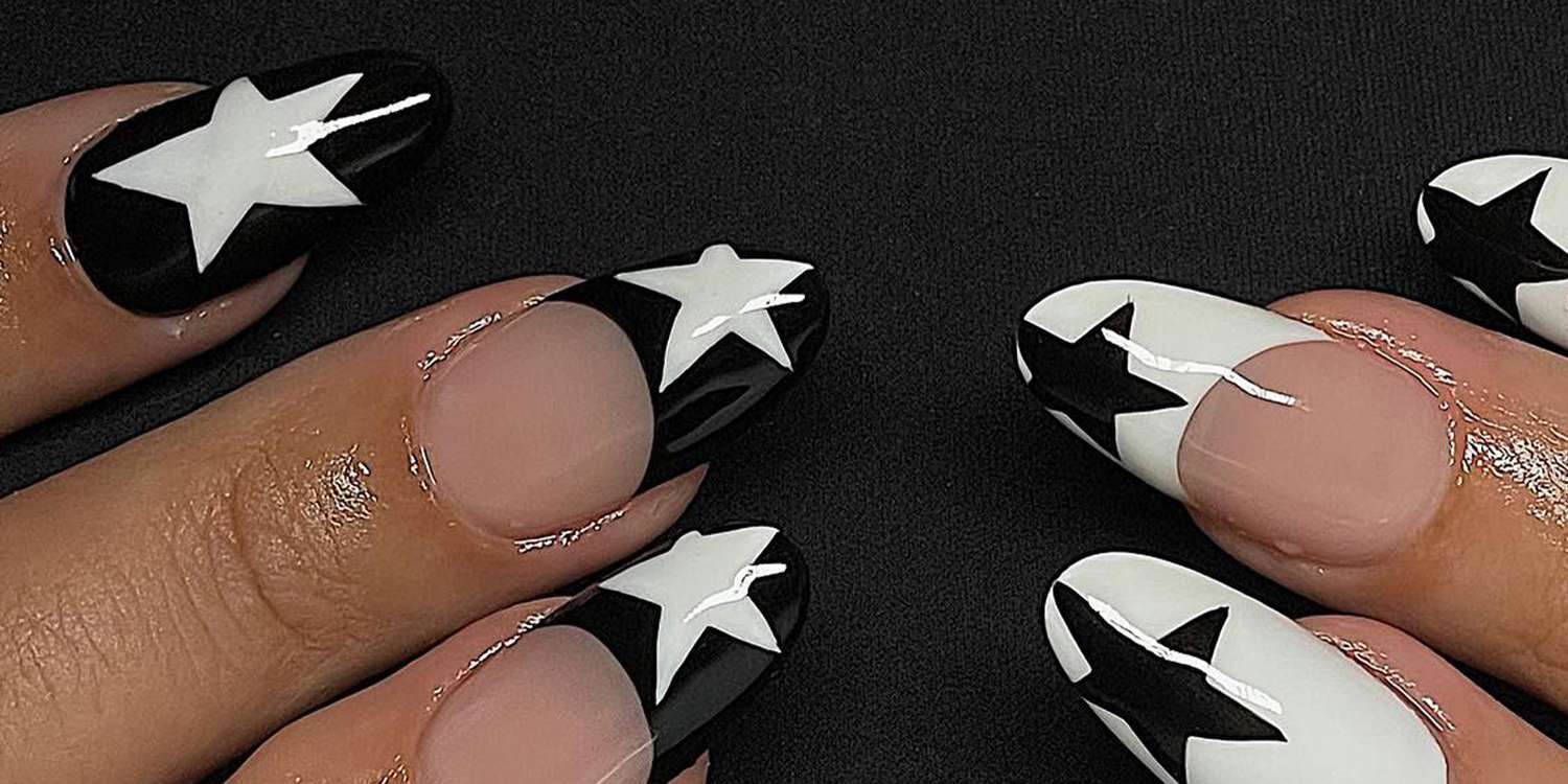 star-french-manicures-are-bringing-the-‘90s-biker-aesthetic-to-your-nails