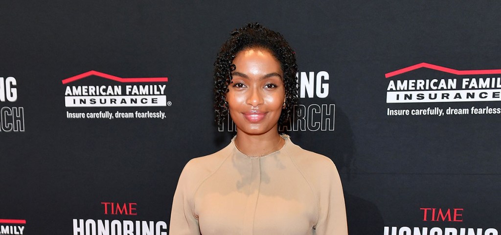 yara-shahidi-elevates-western-americana-dressing-in-ferragamo-skirt-set-to-host-time-impact-family dinner