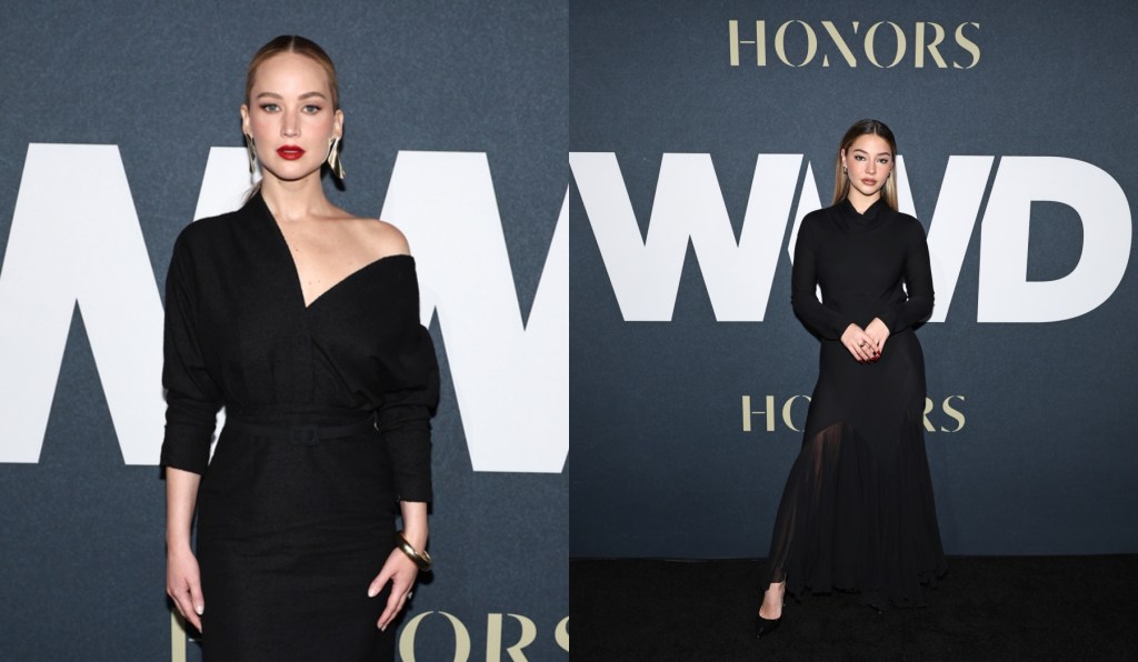 jennifer-lawrence-dons-off-the-shoulder-dior-dress,-madelyn-cline-brings-sheer-details-and-more-celebrity-fashion-moments-at-wwd-honors 2023