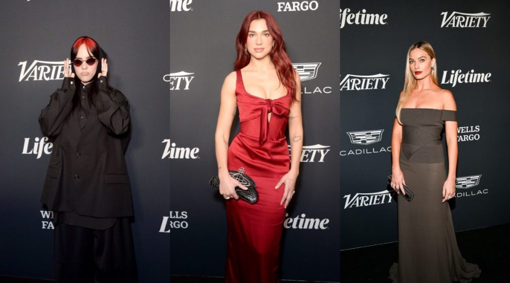 dua-lipa-goes-red-in-vivienne-westwood,-margot-robbie-wears-fendi-and-more-fashion-moments-from-variety’s-power-of-women 2023