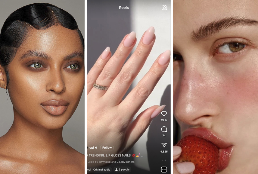 strawberry-makeup,-concealer-lips-among-the-10-most-googled-makeup-trends-of 2023