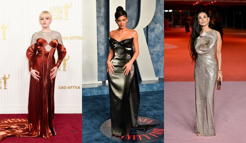 metallics-had-a-major-moment-on-the-red-carpet-in-2023:-beyonce-in-versace,-kylie-jenner-in-maison-margiela-and more