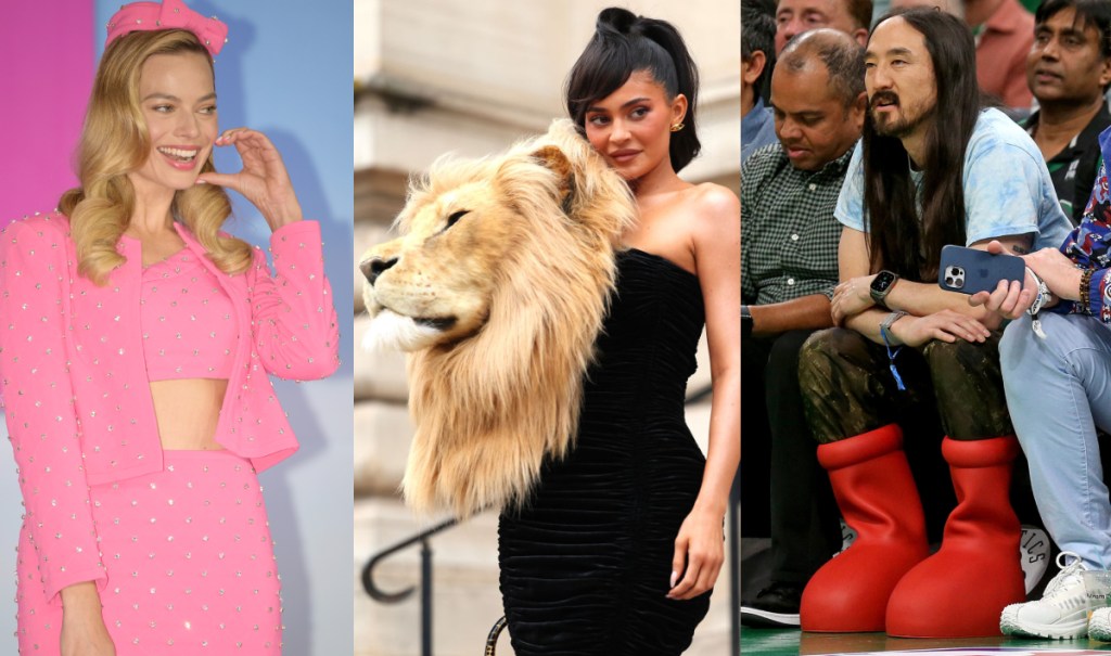 2023-was-the-year-of-quirky-and-campy-fashion:-kylie-jenner’s-lion-head,-margot-robbie-brings-barbie-to-life,-mschf’s-big-red-boots-and more