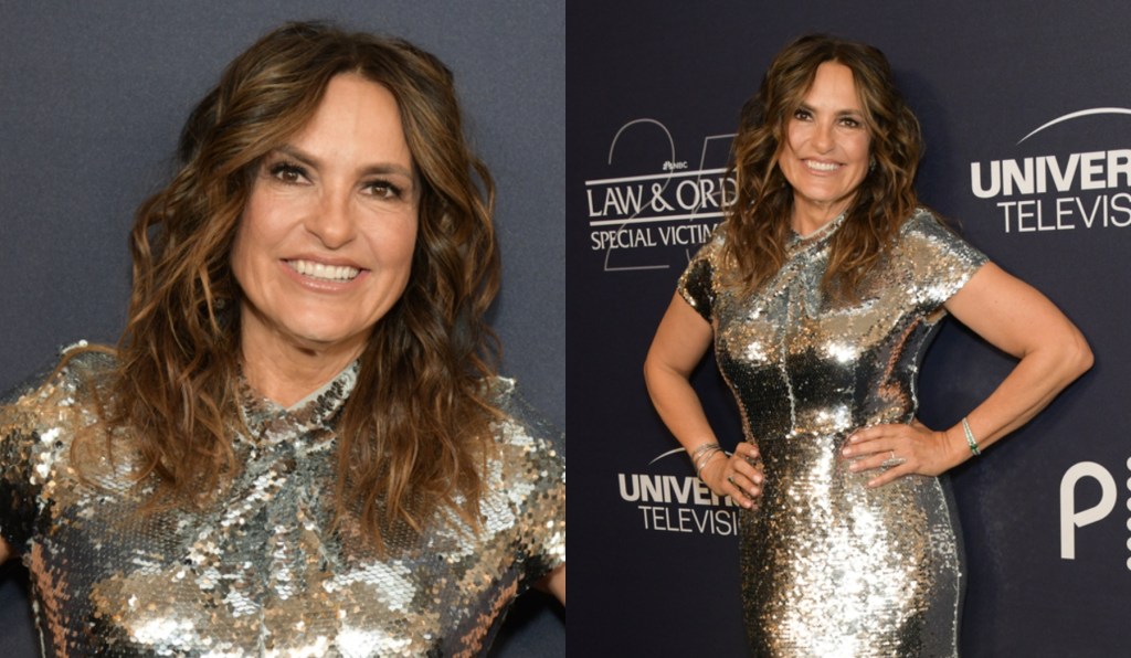 mariska-hargitay-sparkles-in-silver-self-portrait-dress-for-‘law-&-order:-svu’-25th-anniversary celebration