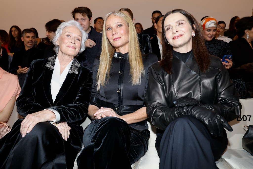 glenn-close-talks-‘the-new-look,’-reunites-with-juliette-binoche-at-armani prive