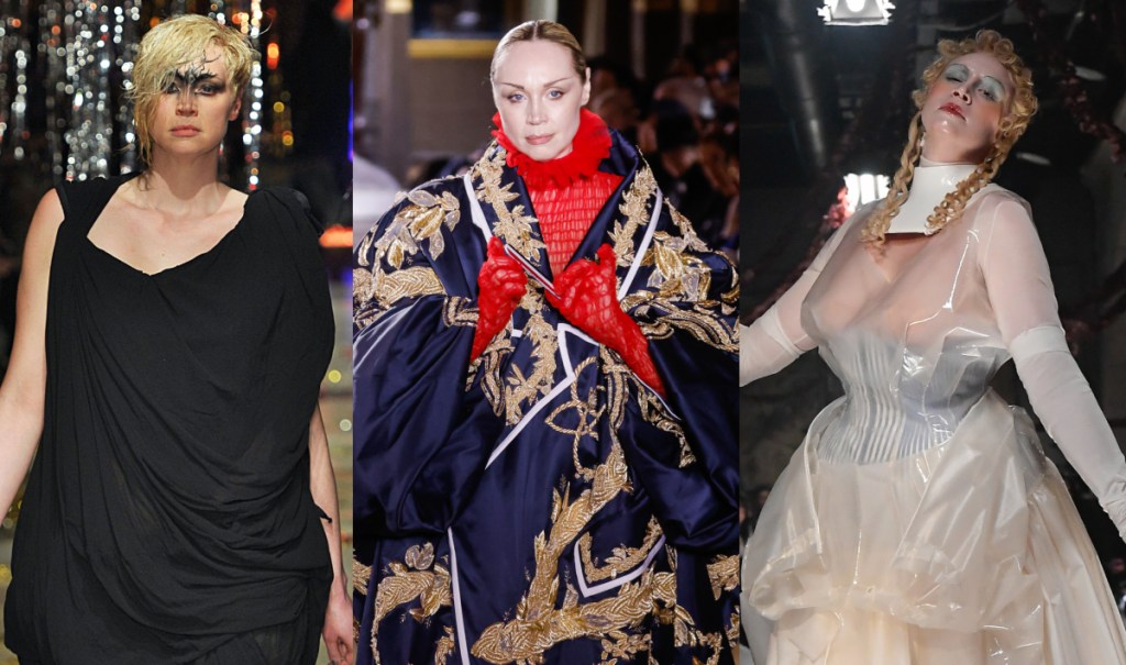 gwendoline-christie’s-model-moments-on-fashion-runways:-john-galliano’s-maison-margiela-paris-show,-vivienne-westwood-and-more-through-the years