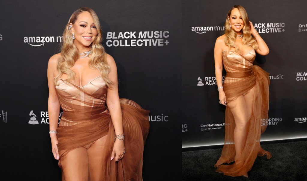 mariah-carey-goes-sheer-in-schiaparelli-dress-to-receive-global-impact-award-at-recording-academy’s-black-music-collective event