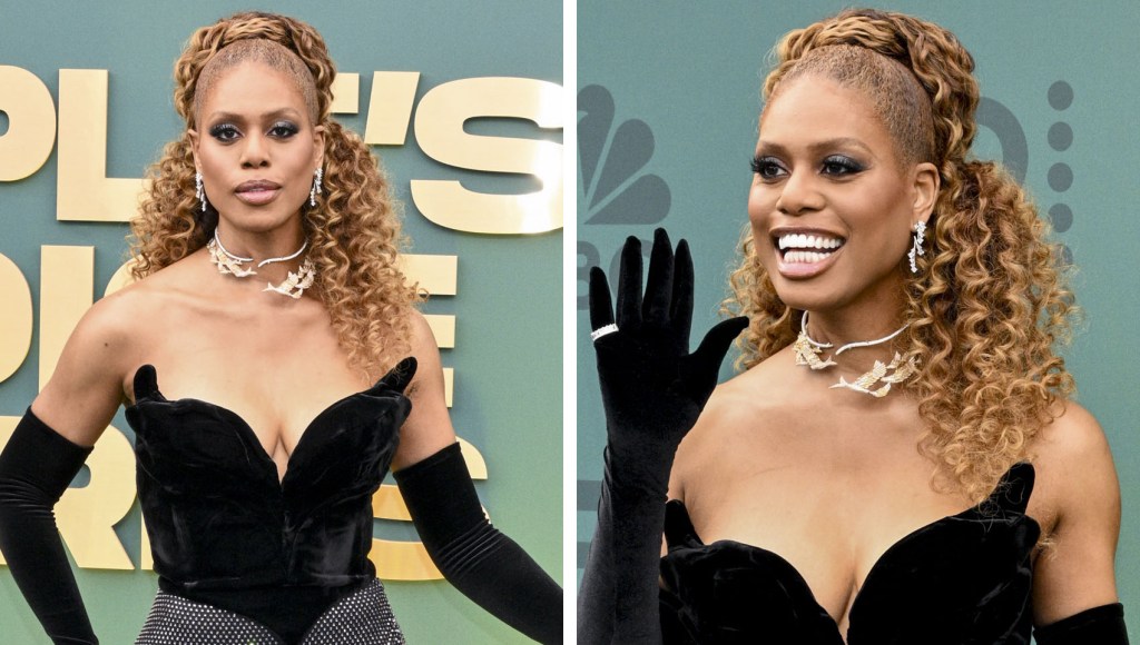 laverne-cox-revives-mugler’s-archives-in-wing-tipped-bustier-and-sheer-skirt-at-people’s-choice-awards 2024