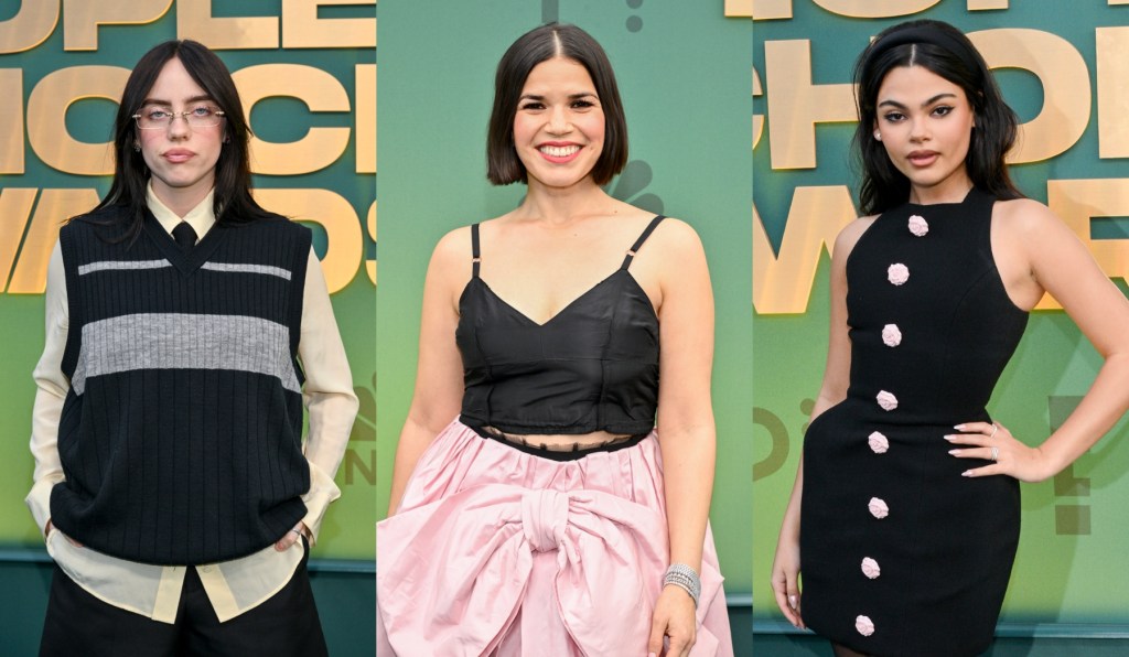 america-ferrera-in-coach,-ariana-greenblatt-in-balmain-and-more-‘barbie’-cast-members-at-people’s-choice-awards 2024