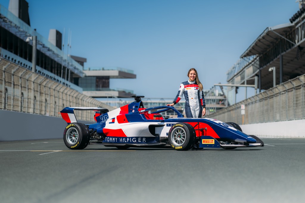 tommy-hilfiger-partnership-sponsors-f1-academy-driver-nerea marti