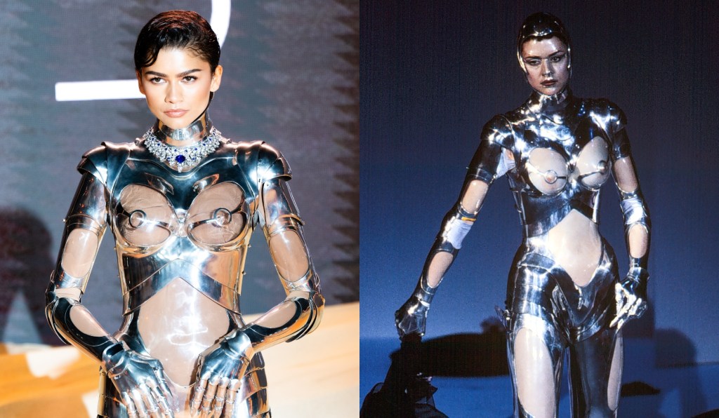 zendaya’s-‘dune’-premiere-robot-suit-generates-$13.3-million-in-media-exposure-for mugler