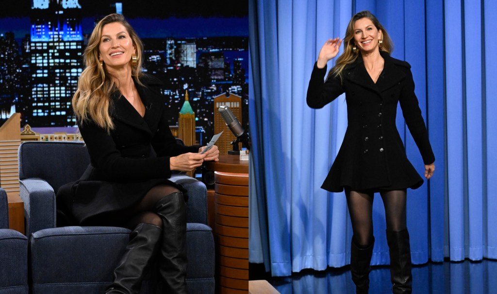 gisele-bundchen-embraces-the-little-black-dress-in-alaia,-talks-new-cookbook-with-jimmy-fallon-on-‘tonight show’