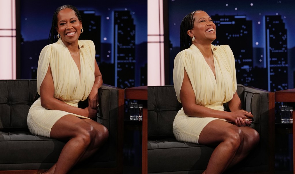 regina-king-embraces-statement-dressing-in-plunging-ruched-philosophy-di-lorenzo-serafini-minidress-on-‘jimmy-kimmel live’