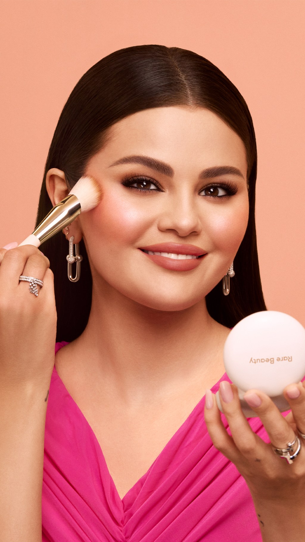 selena-gomez-chats-first-rare-beauty-powder-blush,-go-to-beauty-trick,-highlight-of-her-year-and more