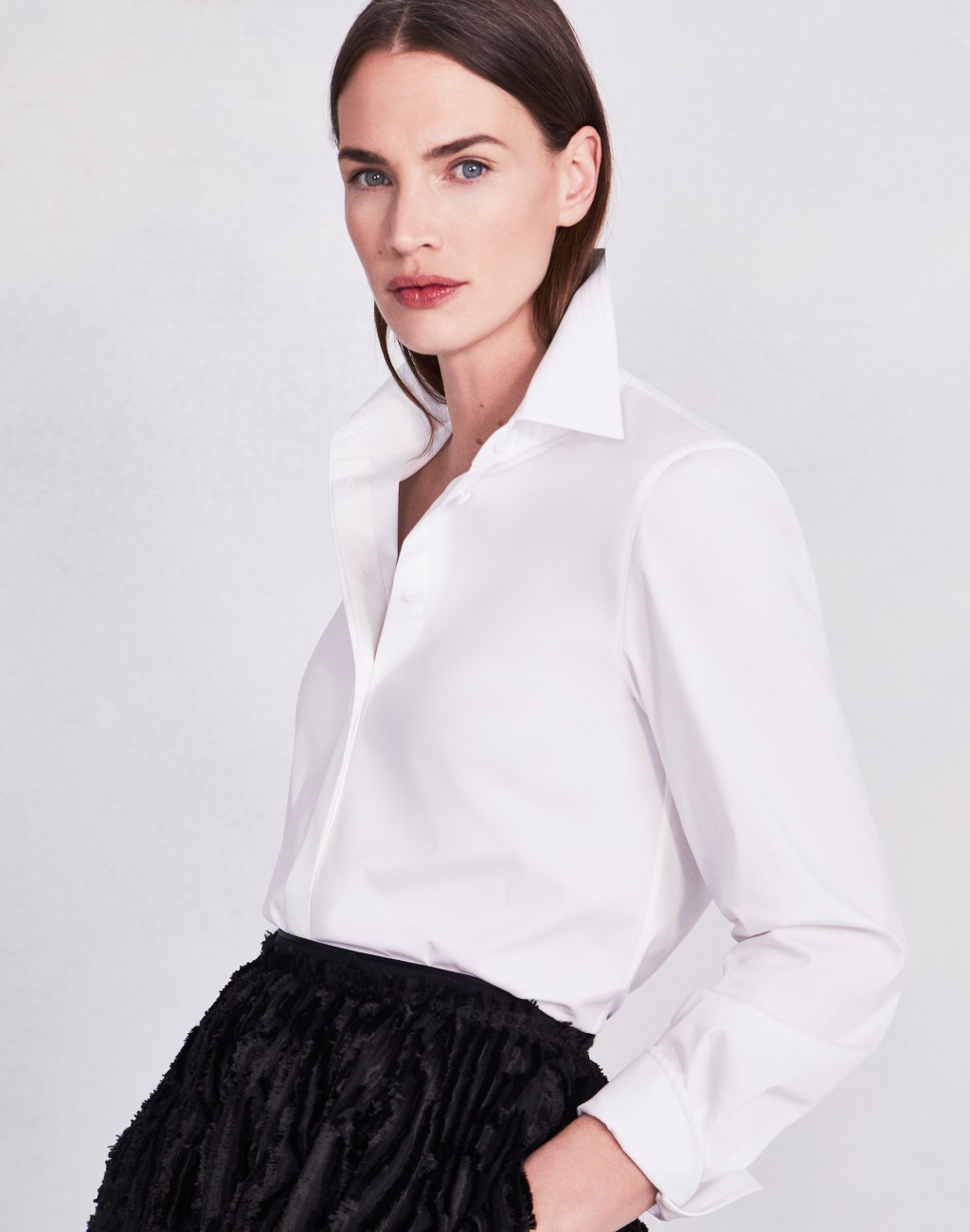 lafayette-148-introduces-‘classic-148:-the-white-shirt-project’-with-celebrity-stylist-petra flannery