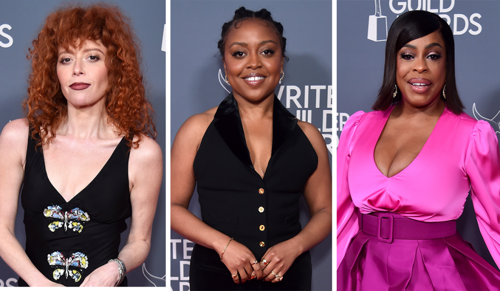 quinta-brunson,-natasha-lyonne-and-more-stars-on-the-writers-guild-of-america-awards-2024-red carpet