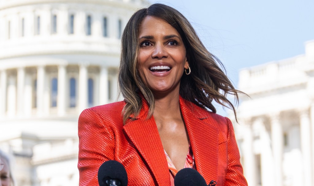 halle-berry-means-business-in-roberto-cavalli-power-suit,-advocates-for-federal-funding-for-menopause-research-and-women’s health