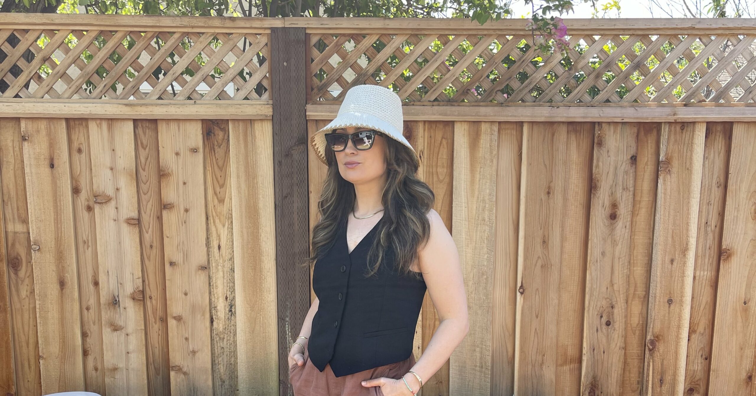 i’ll-be-living-in-this-packable-straw-bucket-hat-all-summer