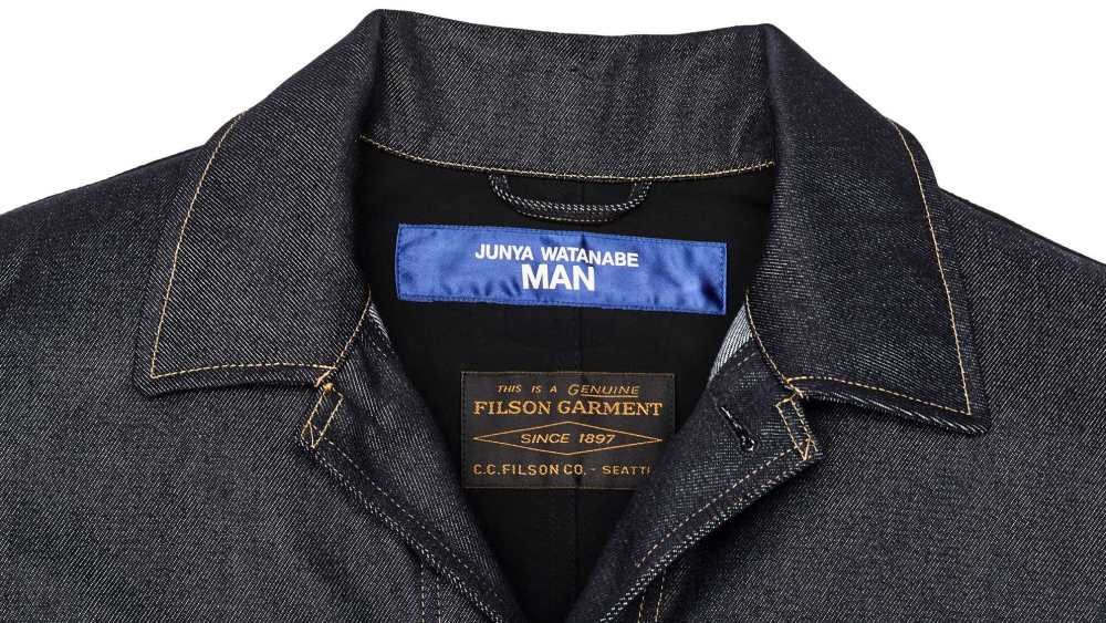 junya-watanabe-reimagines-filson’s-bestselling-denim-cruiser-jacket-for-110th anniversary