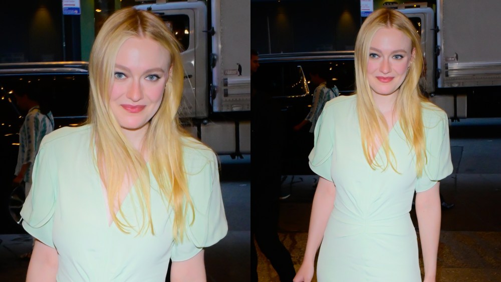 dakota-fanning-makes-the-case-for-mint-in-pastel-victoria-beckham-dress-for-‘cbs-mornings’-appearance,-talks-‘the-watchers’ movie