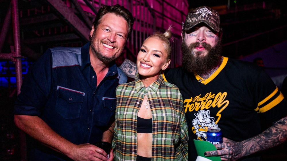 gwen-stefani-puts-punk-rock-twists-on-peekaboo-bra-layering-trends-at-cma-fest-2024-with-blake-shelton-and-machine-gun kelly