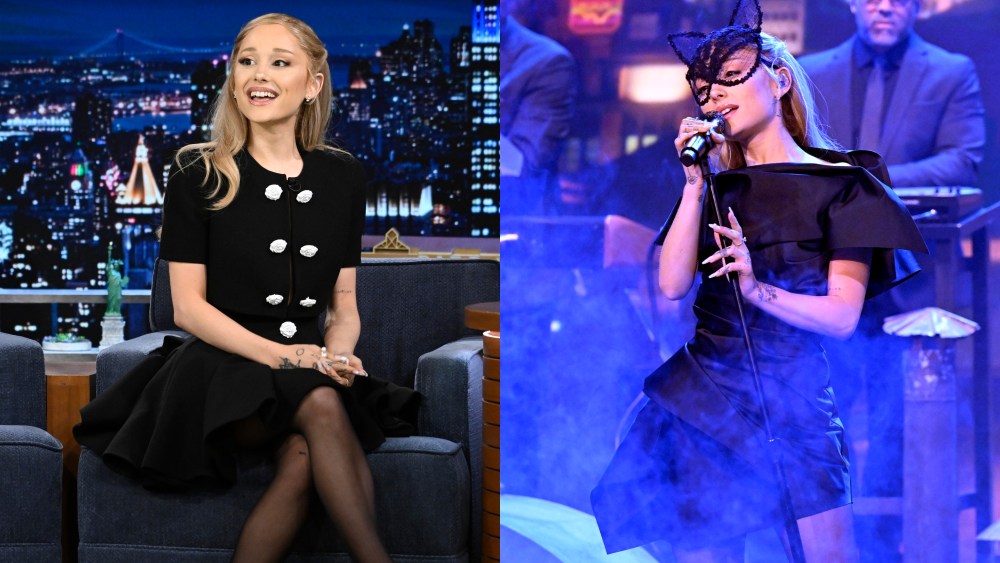 ariana-grande-hits-high-notes-in-looks-by-balmain-and-mugler-for-‘jimmy-fallon’-appearance,-performs-‘the-boy-is mine’