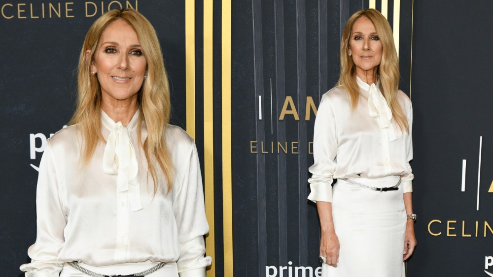 celine-dion-embraces-quiet-luxury-in-silk-dior-bow-tie-blouse-and-skirt-at-‘i-am:-celine-dion’-documentary screening