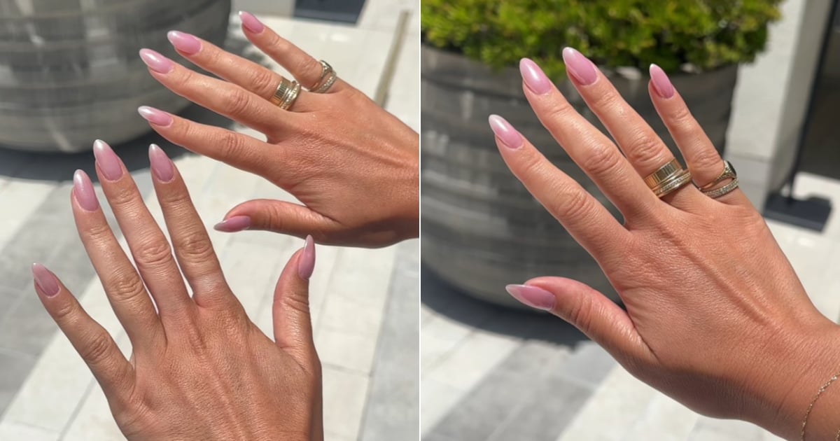 i-tried-hailey-bieber’s-pink-jelly-glaze-nails-with-tips-from-her-manicurist