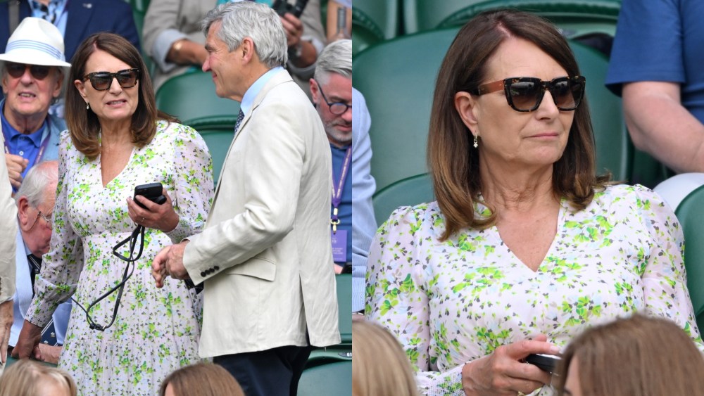 kate-middleton’s-mother-carole-fashions-maxidress-from-favorite-brand-me+em-for-wimbledon-2024-day 10