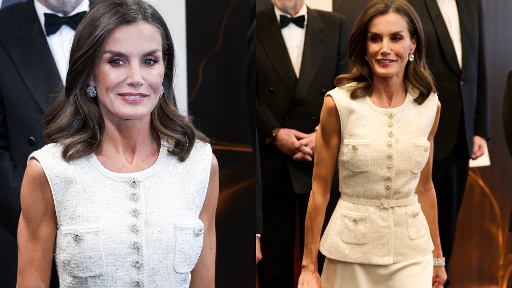 queen-letizia-of-spain-favors-sparkling-diamante-details-in-self-portrait-midi-dress-for-journalism-awards-ceremony-alongside-king-felipe vi