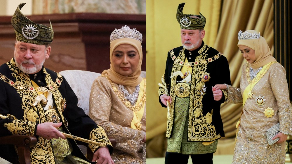 queen-raja-of-malaysia-wears-historic-gandik-diraja-tiara-for-the-coronation-of-sultan-ibrahim-at-the-national palace