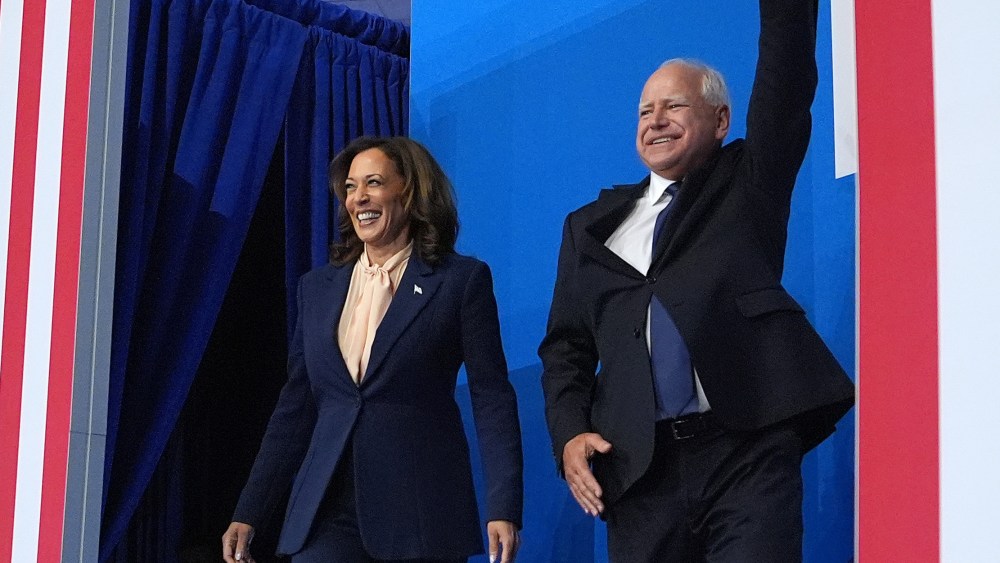 kamala-harris-continues-blue-suit-style-streak-with-tim-walz-and-his-wife-gwen-at-philadelphia-campaign rally