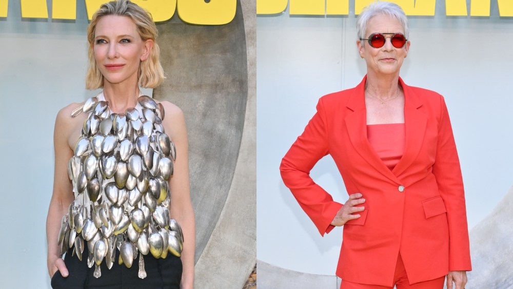 cate-blanchett-wears-102-antique-spoons-in-custom-hodakova,-jamie-lee-curtis-adds-steampunk-edge-to-monochrome-suit-and-more-from-the-‘borderlands’-red carpet