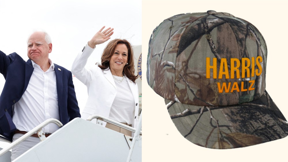 kamala-harris-and-tim-walz-sell-‘million-dollars’-worth-of-hats’-in-less-than-24-hours-with-viral-chappell-roan-inspired-camo merch