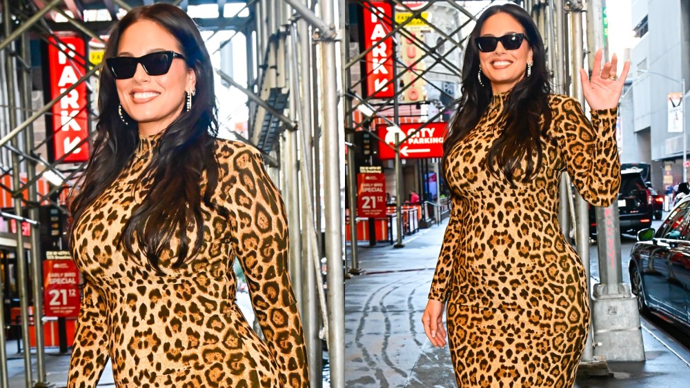 ashley-graham-revives-the-mob-wife-trend-in-leopard-print-midi-dress-and-cat-eye-shades,-talks-‘side-hustlers’-on-‘cbs mornings’