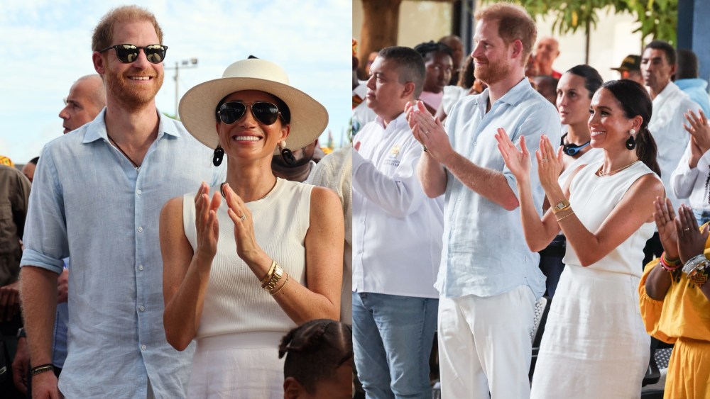 meghan-markle-accessorizes-with-princess-diana’s-gold-cartier-tank-watch-on-day-three-of-colombia-trip-with-prince harry