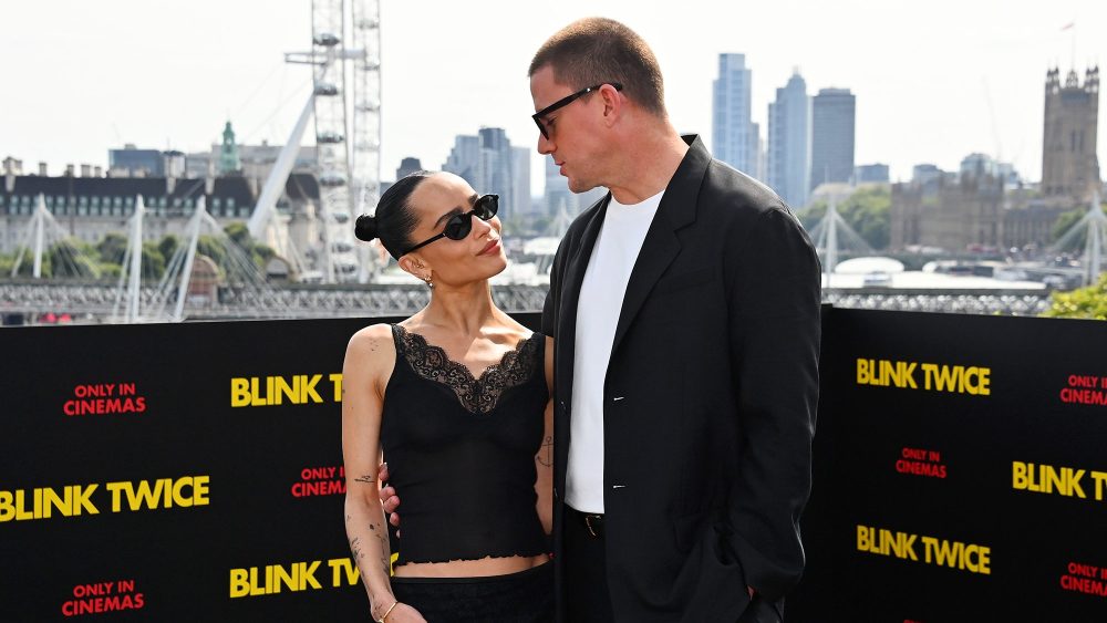 zoe-kravitz-embraces-lace-in-saint-laurent-set-and-channing-tatum-suits-up-in-the-row-for-‘blink-twice’-london photocall