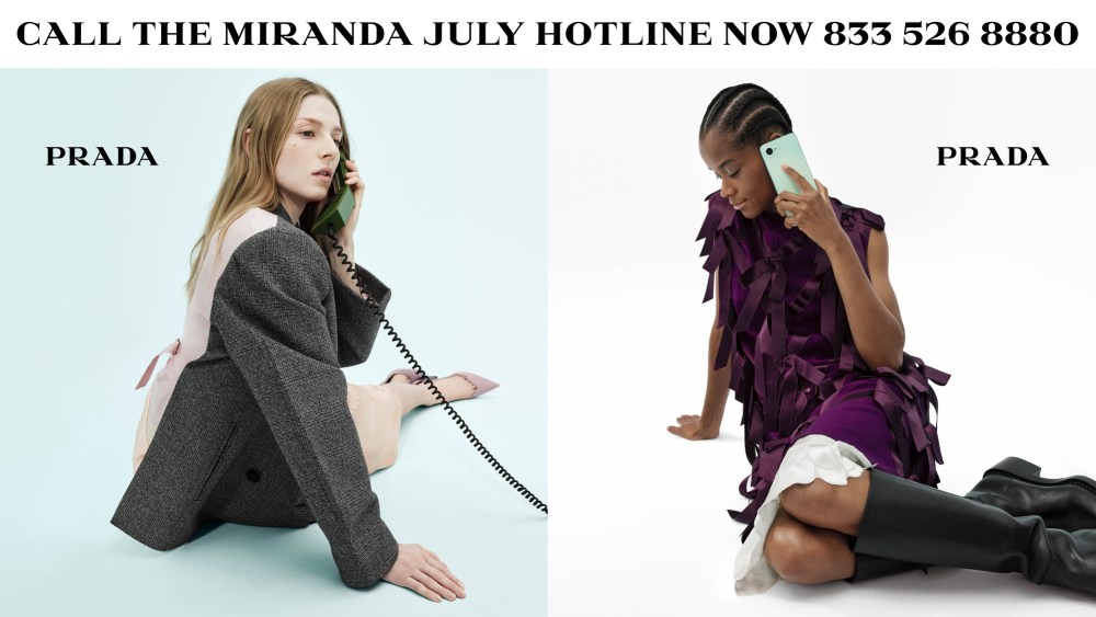 prada-unveils-miranda-july-hotline-for-fall-2024 campaign