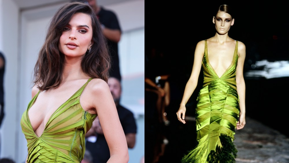 emily-ratajkowski-favors-fringe-in-vintage-gucci-by-tom-ford-gown-at-the-2024-venice-film festival