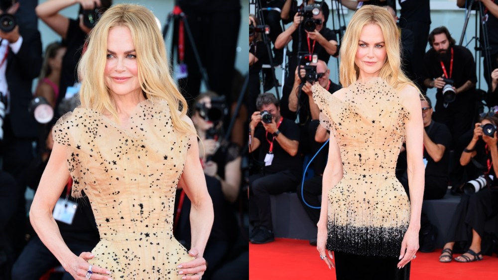 nicole-kidman-gets-sculptural-in-schiaparelli-couture-at-‘babygirl’-red-carpet-premiere-during-the-2024-venice-film festival