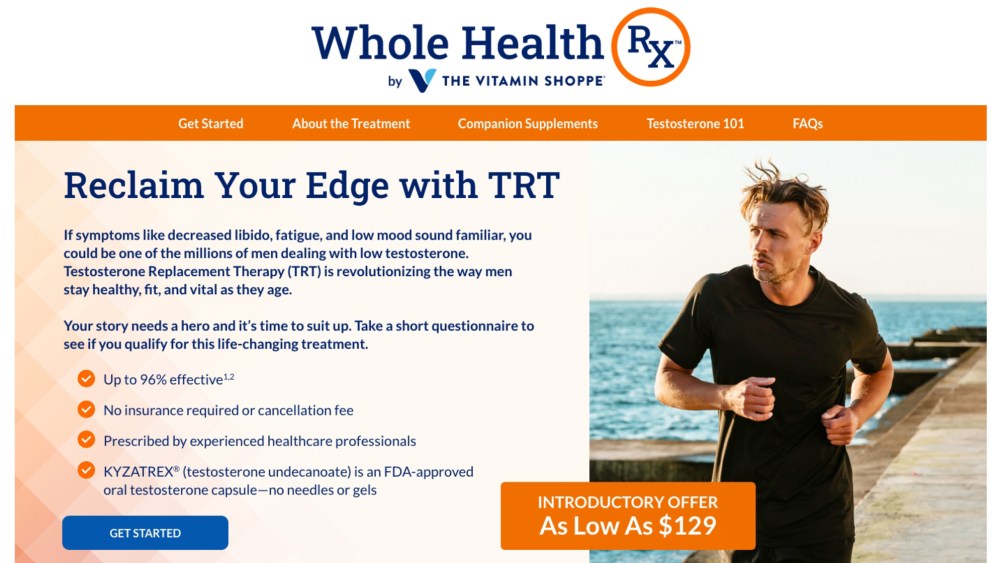 exclusive:-the-vitamin-shoppe-launches-testosterone-via-telehealth-platform-whole-health rx