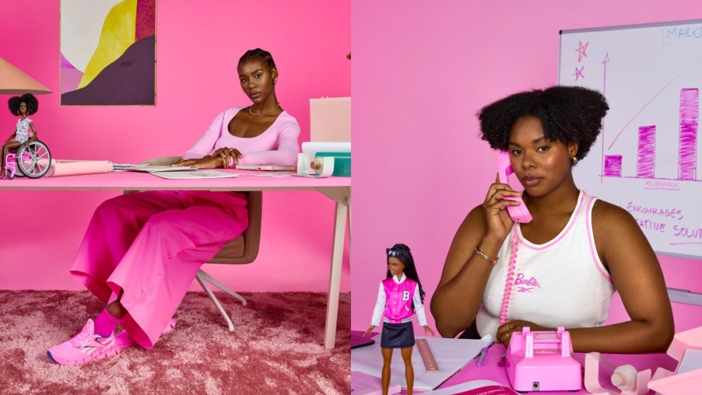 reebok-and-barbie-celebrate-65th-anniversary-with-empowering-capsule-collection-supporting girls