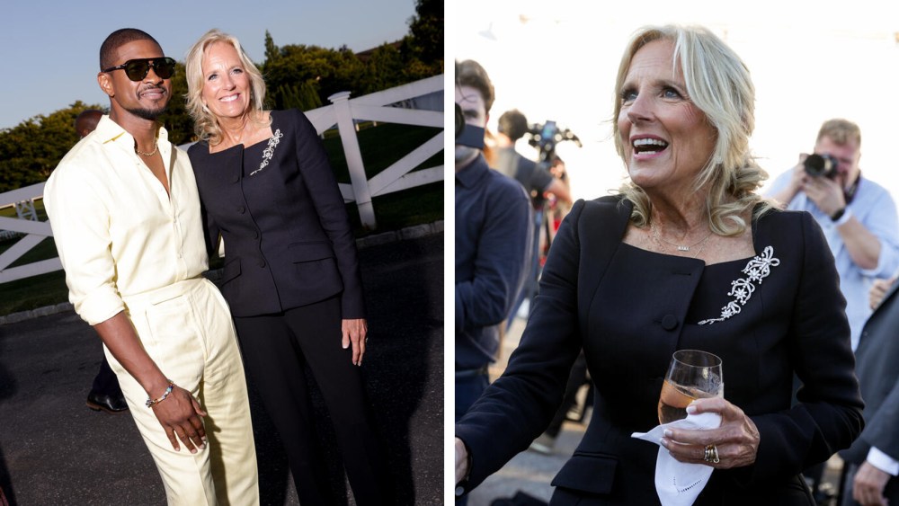 jill-biden-does-structured-suiting-at-ralph-lauren’s-new-york-fashion-week-spring-2025 party