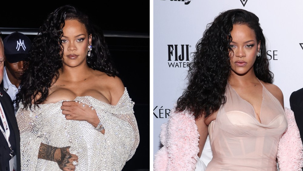 rihanna’s-on-the-‘search-for-a-thrill’-in-draped-courreges-dress-with-shearling-alaia-coat,-sparkles-in-mesh-for-new-york-fashion-week show