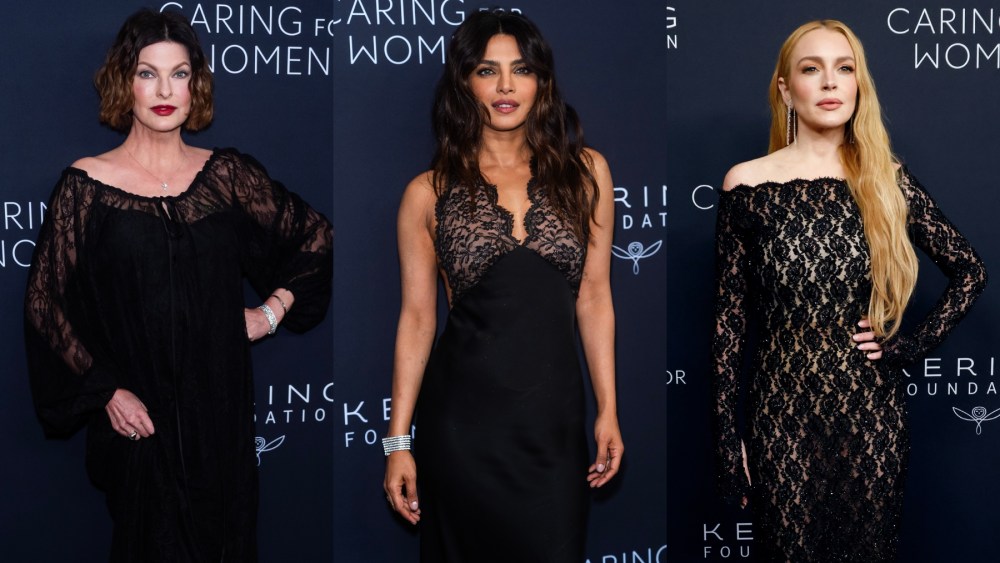 lace-looks-were-trending-at-kering’s-caring-for-women-dinner:-lindsay-lohan,-priyanka-chopra,-linda-evangelista-and more