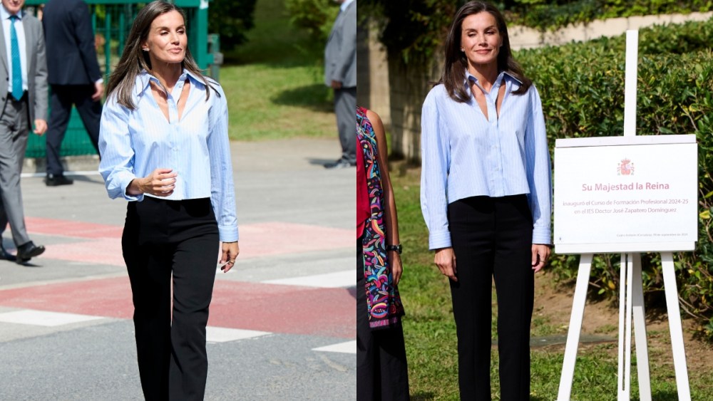 queen-letizia-adds-a-cutout-twist-to-her-usual-uniform-at-doctor-jose-zapatero-dominguez-school-year commencement