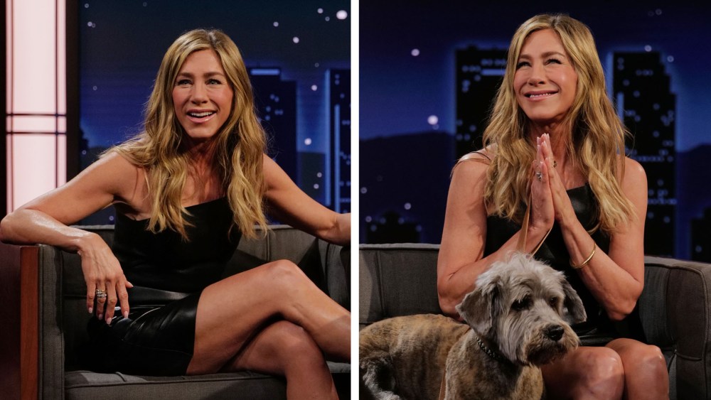 jennifer-aniston-puts-rebellious-spin-on-the-classic-little-black-dress-for-‘jimmy-kimmel’-appearance-with-an-unexpected guest