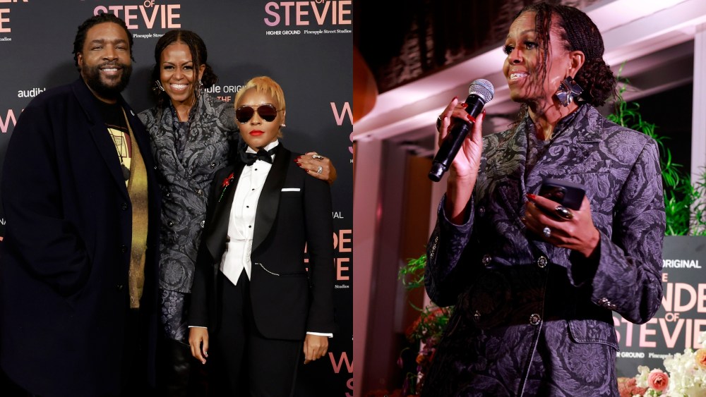 michelle-obama-flourishes-in-versace’s-barocco-blazer-with-illuminating-medusa-buttons-at-‘the-wonder-of-stevie’ party