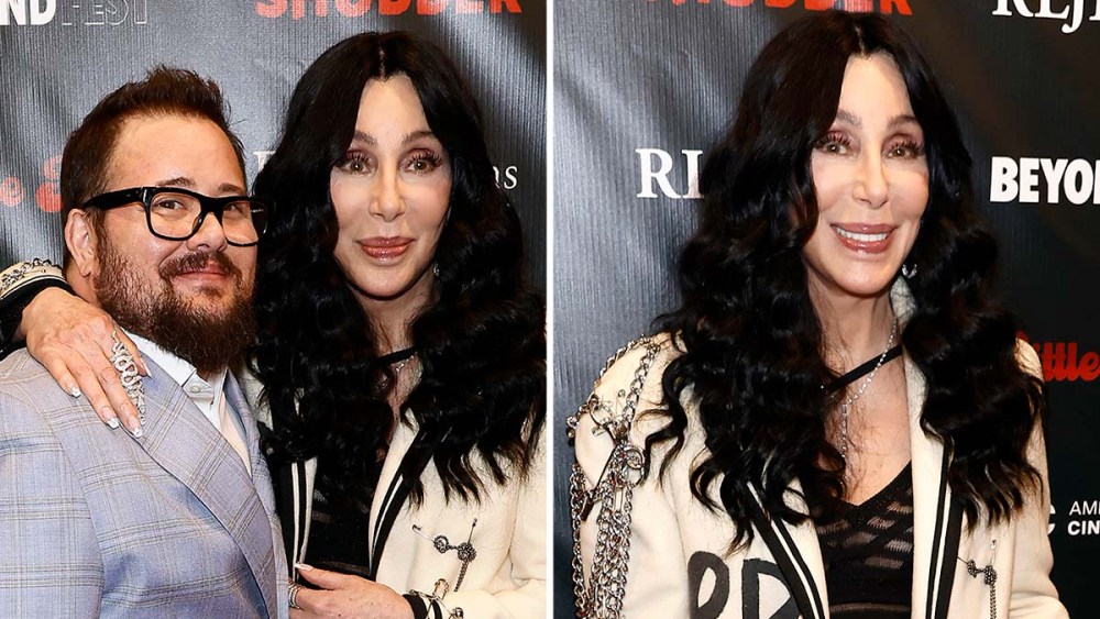 cher-maintains-her-edge-in-chain-and-safety-pin-adorned-blazer-at-chaz-bono’s-‘little-bites’-premiere-in-los angeles