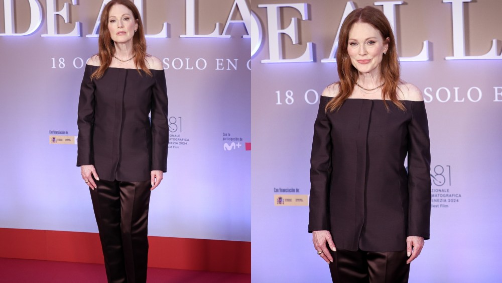 julianne-moore-favors-structured,-autumnal-tones-in-attersee-for-‘the-room-next-door’-madrid-photo call